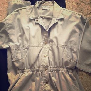 Vintage chambray jumpsuit